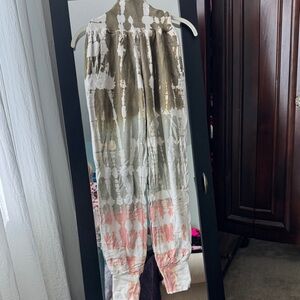 Young Fabulous & Broke Tie-Dye High waisted or Fold Over Loose fit Joggers